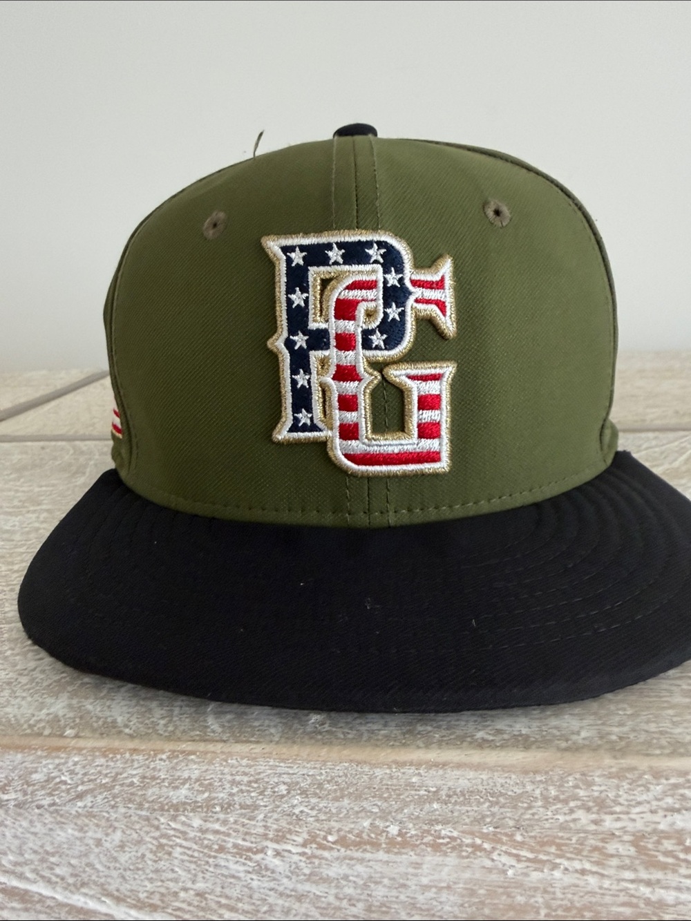 Perfect Game PG Hat with American Flag Patch XS/S - Picture 2 of 5
